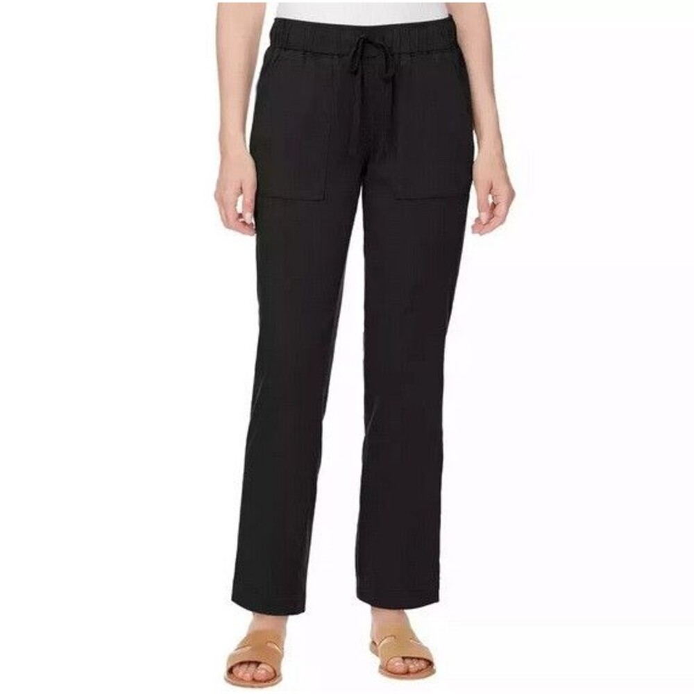 NWT Buffalo David Bitton Women's Soft Tencel Pull-On Pants Black